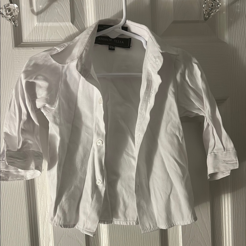 Baby’s White Collard Shirt